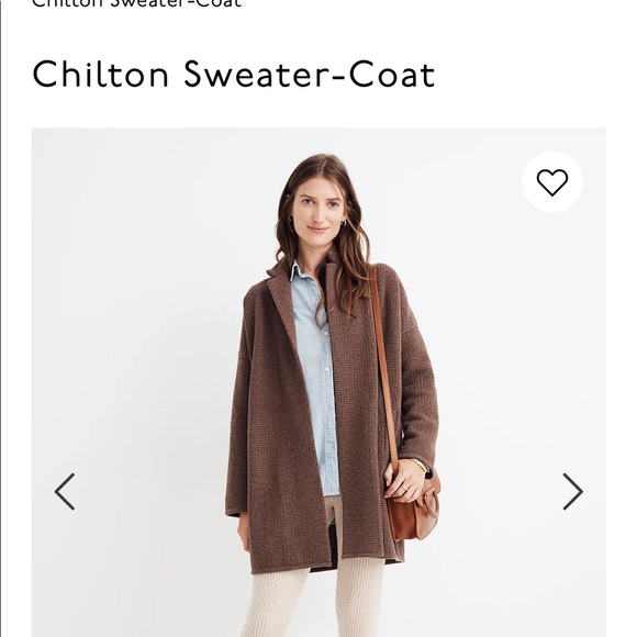 Madewell Jackets & Blazers - Madewell Chilton Coat/Cardigan